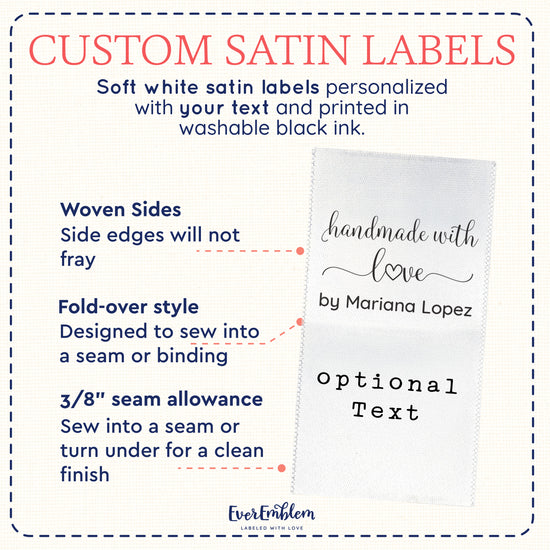 Signature with Love (1.5" wide - Satin)
