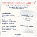 Love Hearts (2" wide - Satin)