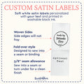 Circle Bow (1" wide - Satin)