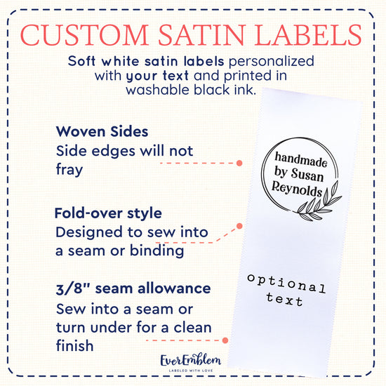 Circle Leaf (1.5" wide - Satin)
