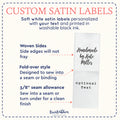 Handmade Square (1" wide - Satin)