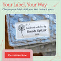 Cotton Wishing Flower Blanket Tag (1.5"x3"-Cotton) clothing label printer fabric label printer label printer for clothes