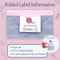 Cotton Crochet Yarn Ball (1.5"x1.5"-Cotton) crochet labels made by tags for crochet crochet tags personalized tags for crochet