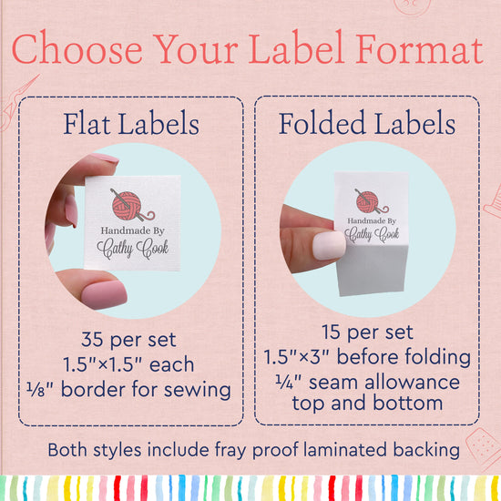 Cotton Crochet Yarn Ball (1.5"x1.5"-Cotton) crochet labels made by tags for crochet crochet tags personalized tags for crochet