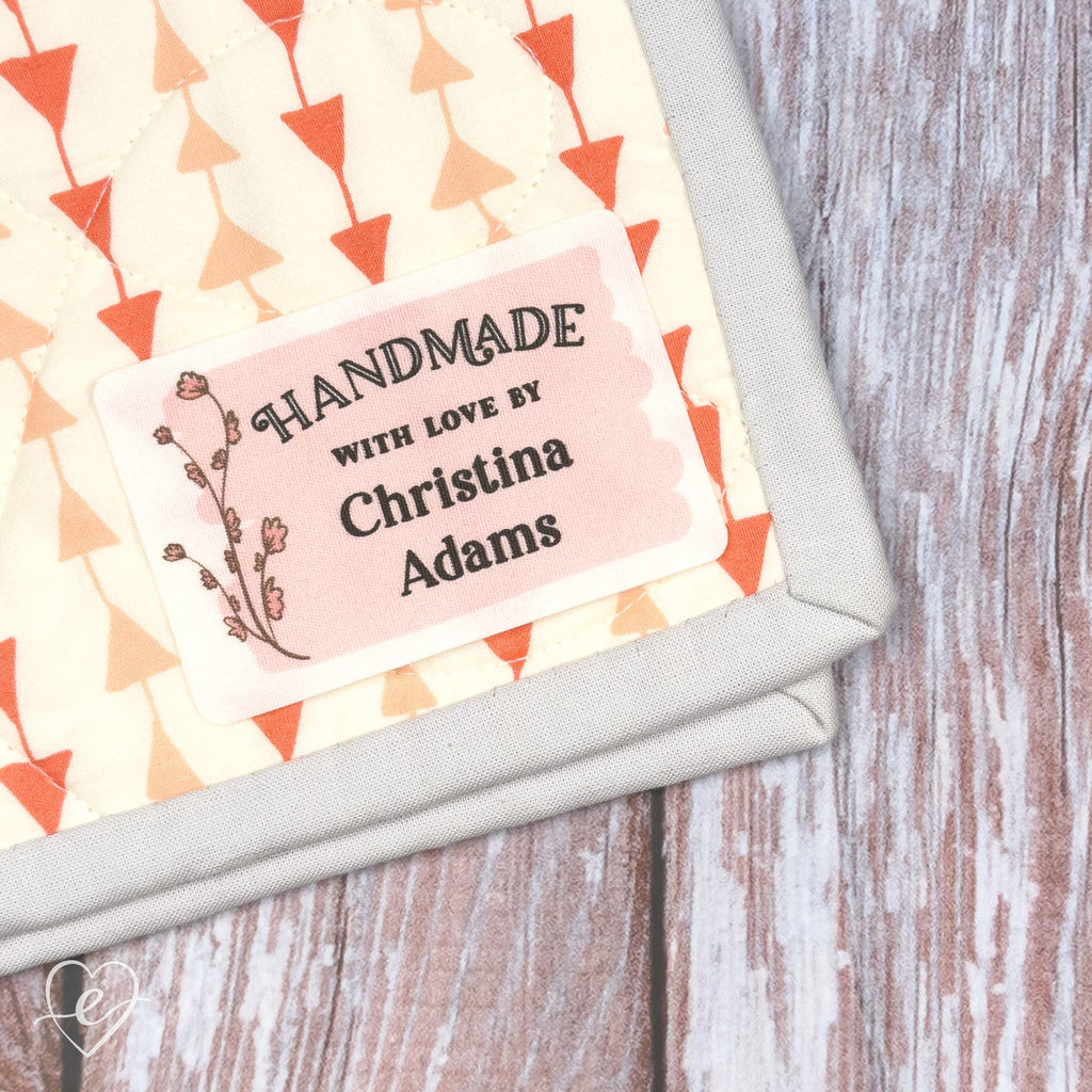 Spring Collection Sewinglabel pack, iron on cotton labels ready to ship ...