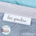 Cotton Tiny Text Labels (0.5"x1.5"-Cotton) custom fabric labels for handmade items