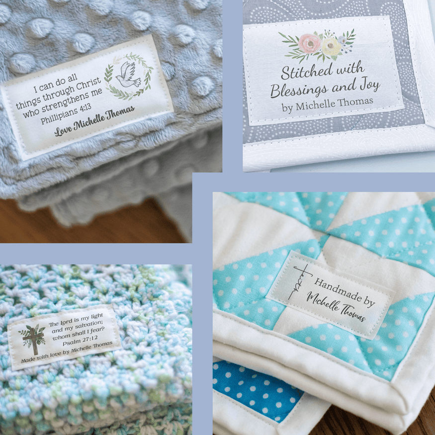 Faith Mixed Sewing label package by EverEmblem
