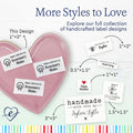 Cotton Fuzzy Sheep (2"x1"-Cotton) custom clothing labels sew on custom sew in tags custom sewing tags