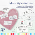 Cotton Signature Bow (2"x1"-Cotton) custom clothing labels sew on custom sew in tags custom sewing tags