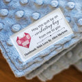 Cotton Quilted Heart (1.5"x3"-Cotton) custom cotton label, quilt label personalized, ideas for quilt labels, quilt labels sayings