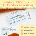 Cotton Boho Arrow (2"x1"-Cotton) custom product labels fabric tags
