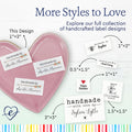 Cotton Boho Arrow (2"x1"-Cotton) custom product labels fabric tags