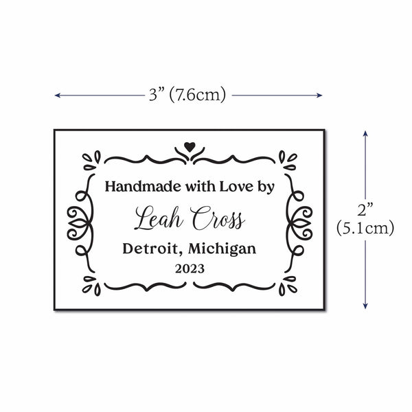 Large personalized Labels custom made for handmade quilts | EverEmblem