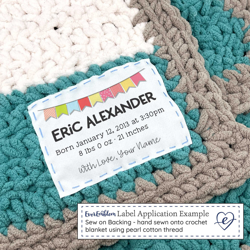 Baby Label Example Baby Bunting Label – EverEmblem