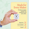 Cotton This Took Forever (1.5"x1.5"-Cotton) handmade by tags fabric tags for handmade items handmade by labels