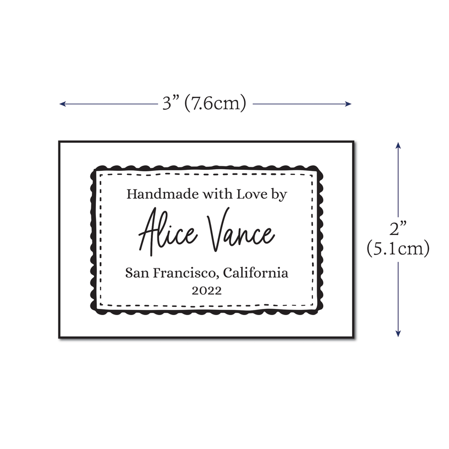 Classic Blanket Tag - 2 classic-blanket-tag-2-x3-cotton-tags-everemblem