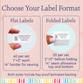 Cotton Thread Spool (2"x1"-Cotton) how to make a quilt label quilt tags iron on quilt labels quilt labels for sale