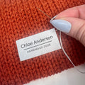 Cotton Modern Signature (2"x1"-Cotton) iron on clothing labels iron on name labels iron on labels iron on labels for clothes