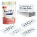 Cotton Medium Text Labels - 3 Lines (2"x1"-Cotton) labels for crochet items tags for crochet items crochet personalized labels handmade tags for crochet