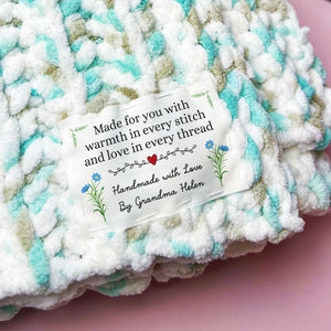 Cotton The Heartfelt Stitch (2"x3"-Cotton) labels for handmade items