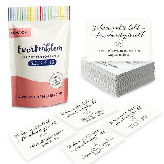 Cotton To have and to Hold (2"x3"-Cotton) labels for handmade items