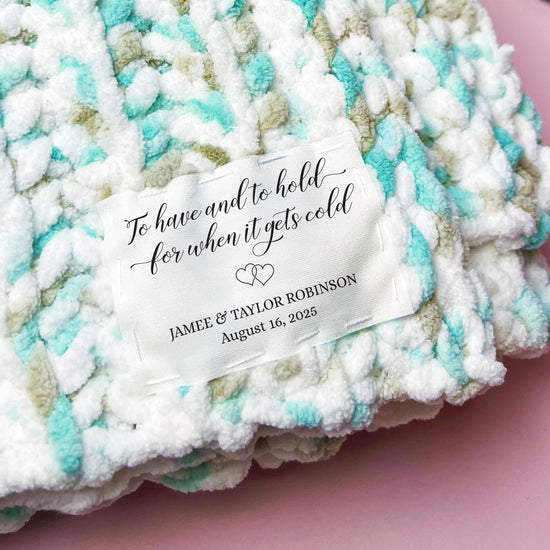 Cotton To have and to Hold (2"x3"-Cotton) labels for handmade items