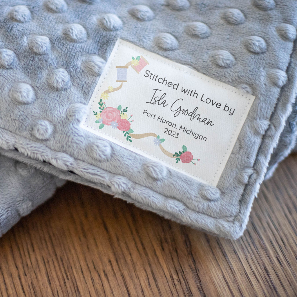 Custom printed label set | Personalized knitting labels crochet sewing ...