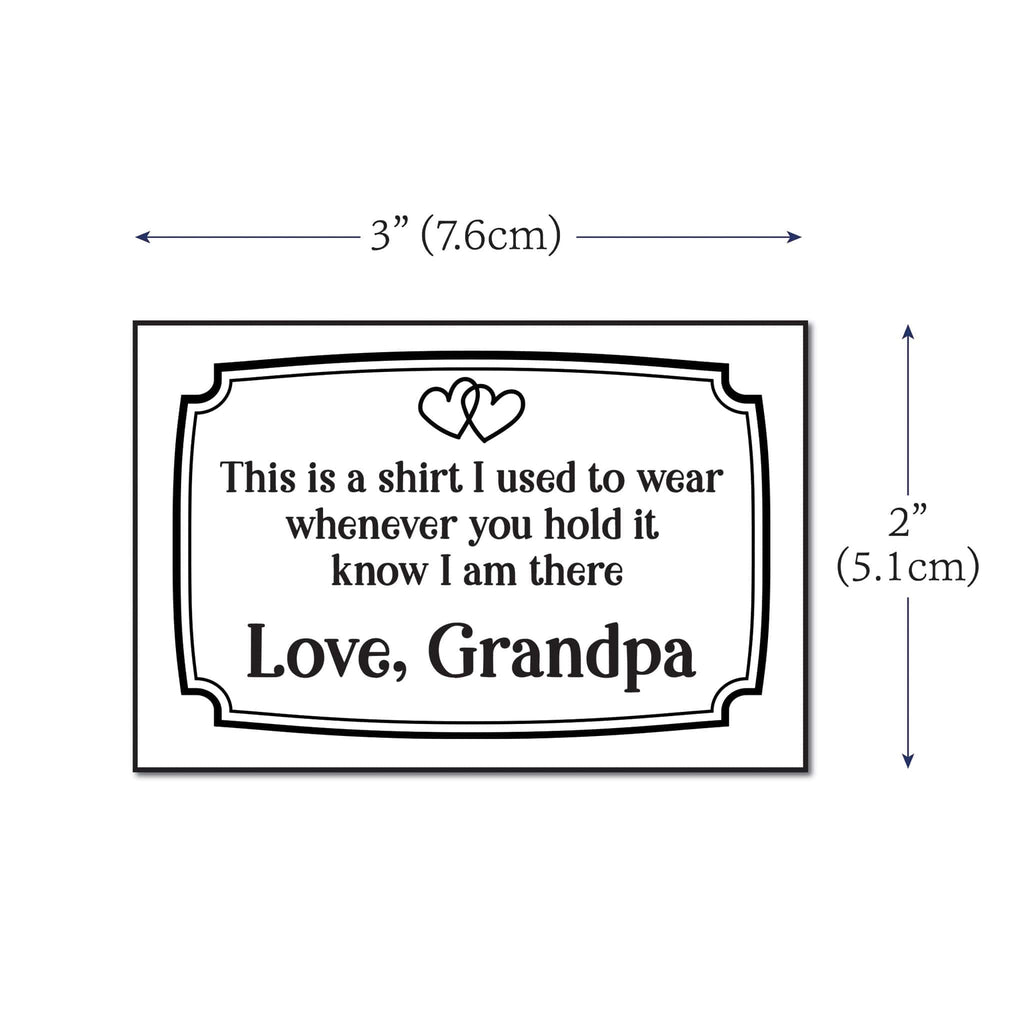 Shirt I used to wear label set | Personalized sewing label set fast ...