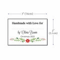 Cotton Festive Floral with Fill in Blanks (2"x3" Cotton - 12 labels/set)