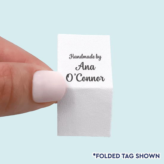 Cotton Small Text Labels - 3 lines (1"x1"-Cotton) best iron on labels