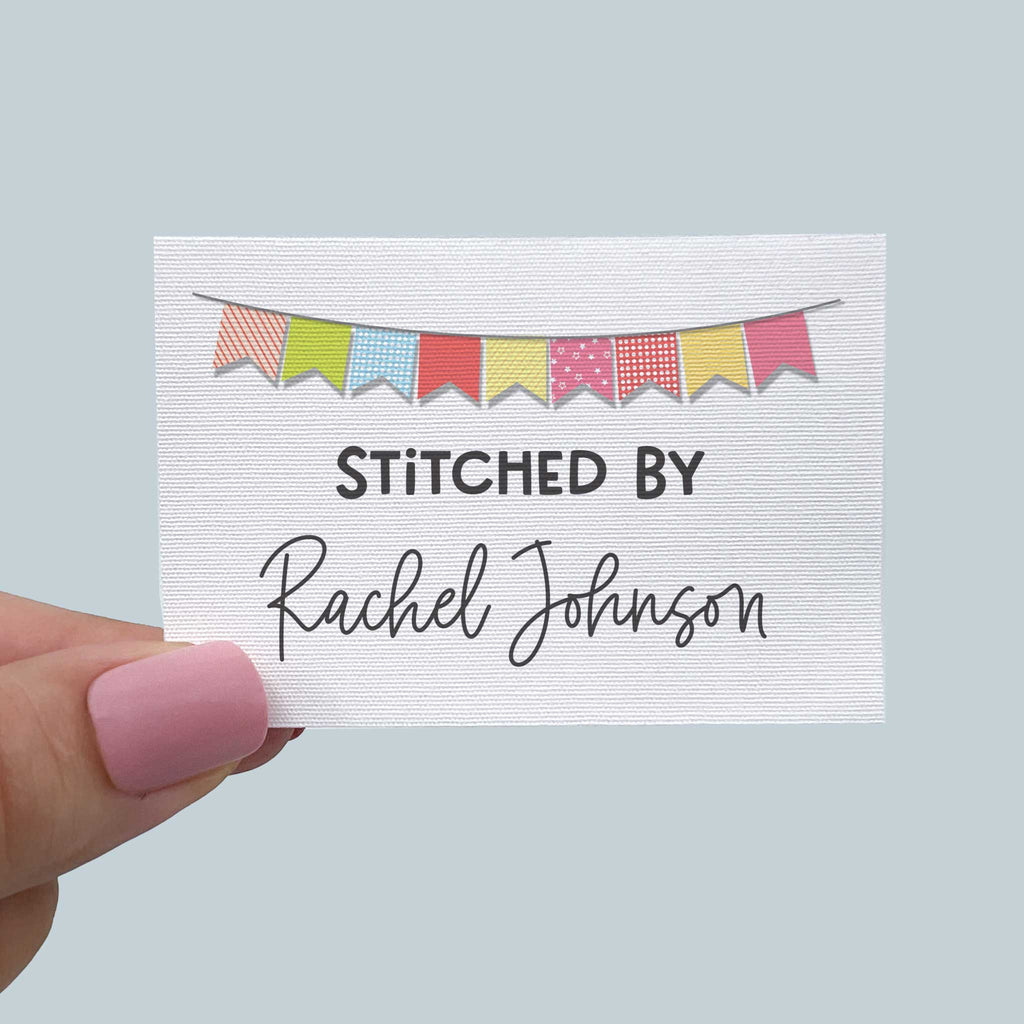Sewing Label set with Colorful Banner Personalized Labels – EverEmblem