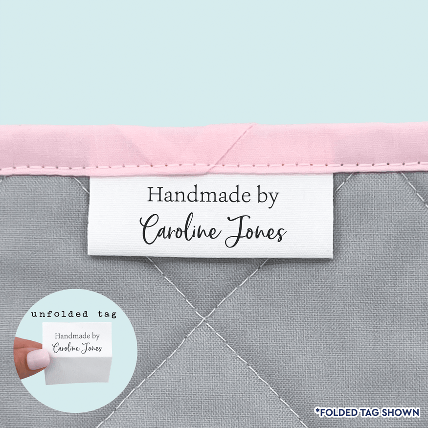 Simple Text Label Cotton Label Set - 2