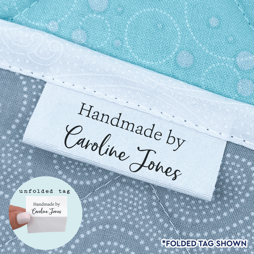 Simple Text Label Cotton Label Set - 2