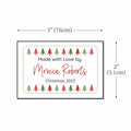 Cotton Christmas Trees (2"x3" Cotton - 12 labels/set)