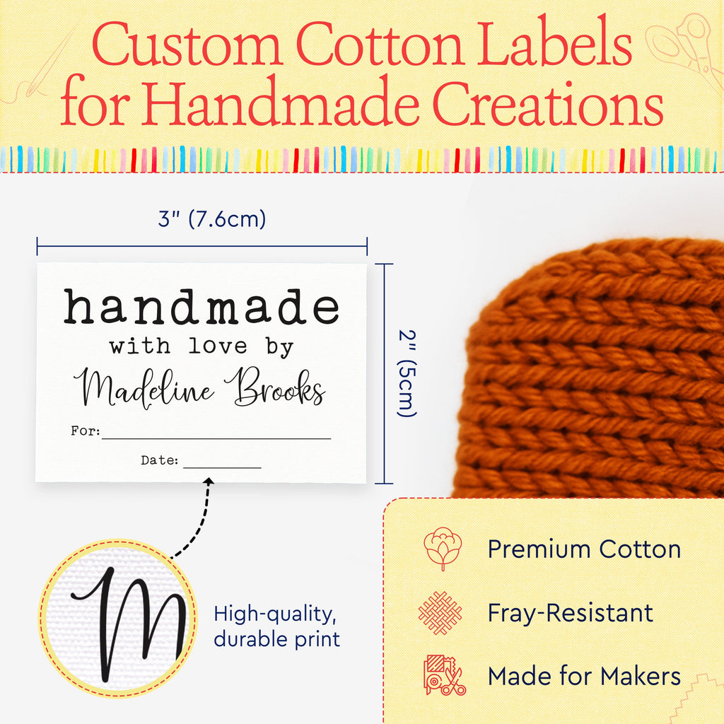 Large Sewing Labels Customized with your Name | EverEmblem