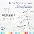Cotton Modern Fill in Labels (2"x3"-Cotton) tags for crochet items crochet personalized labels handmade tags for crochet