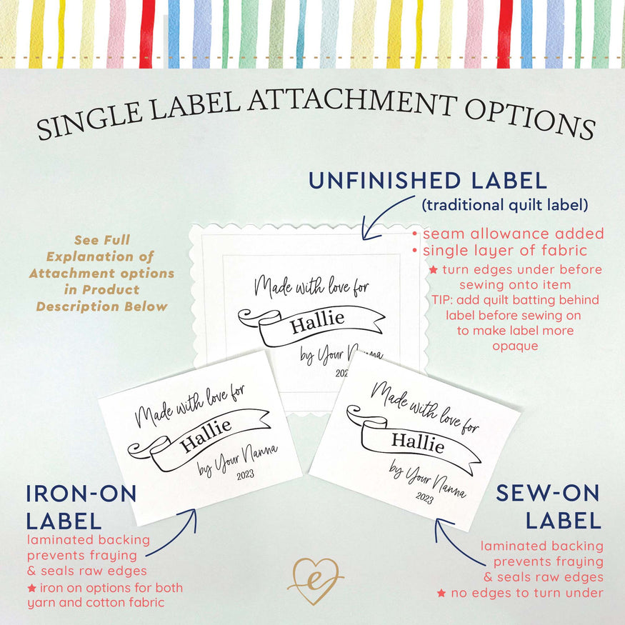 Ribbon Banner Single Label – EverEmblem