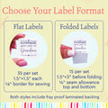 Modern Handmade with Love (1.5"x1.5"-Cotton)