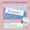 Tiny Text Labels (0.5"x1.5"-Cotton)