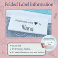 Signature with Love (2"x1"-Cotton)