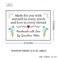 Sweet Dreams (2"x3"-Cotton)