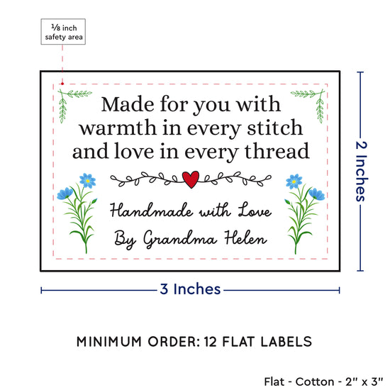 Sweet Dreams (2"x3"-Cotton)