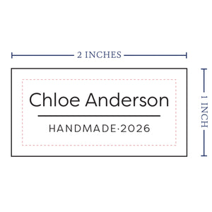 Modern Signature (2"x1"-Cotton)