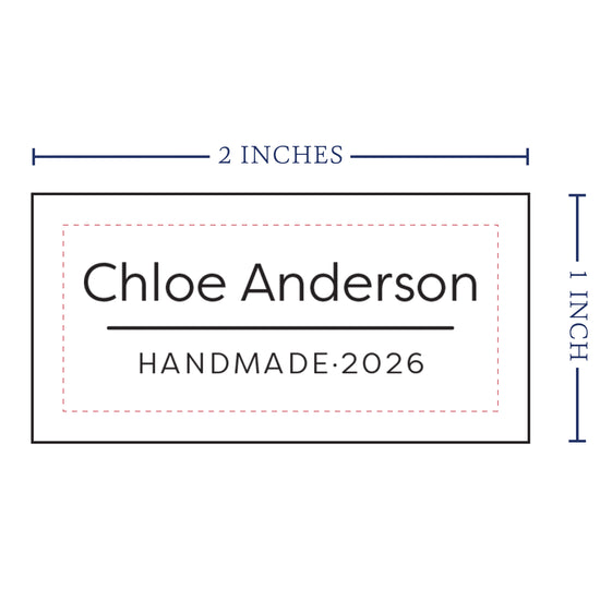 Modern Signature (2"x1"-Cotton)