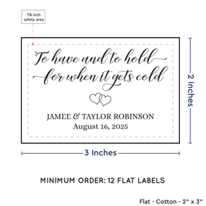 To have and to Hold (2"x3"-Cotton)