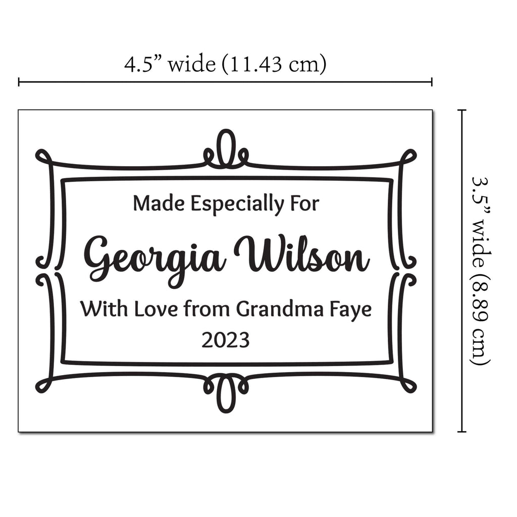 Vintage Frame Single Label – EverEmblem