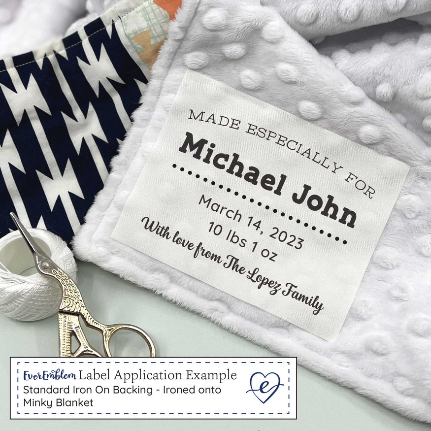 Baby Label Example Simple Baby Label – EverEmblem