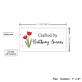 PPLR_HIDDEN_PRODUCT Spring Tulips (2"x1"-Cotton)