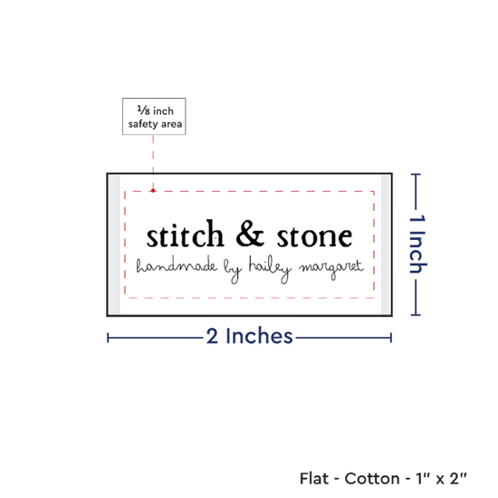 PPLR_HIDDEN_PRODUCT Print your Logo or Image on FLAT Cotton Tags