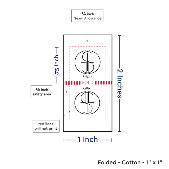 PPLR_HIDDEN_PRODUCT Print Your Logo or Image on FOLDED Cotton Tags